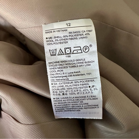 Banana Republic Women’s Herringbone Wool Blend Blazer - Picture 7 of 7